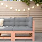 Maisonchic - Canapé d'angle de jardin, Salon de jardin, Banquette de jardin bois massif douglas