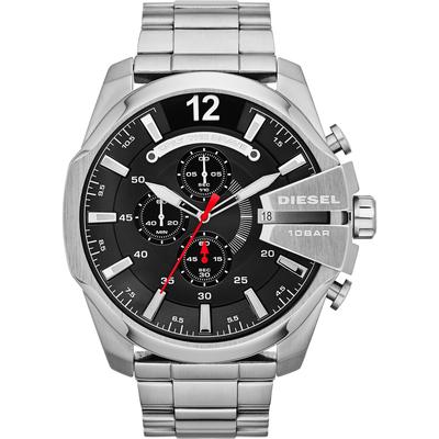 Diesel Mega Chief Herren Silber Uhr DZ4308 Image
