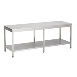 Combisteel Arbeitstisch mit Grundboden aus Edelstahl 2900x800x900mm Image