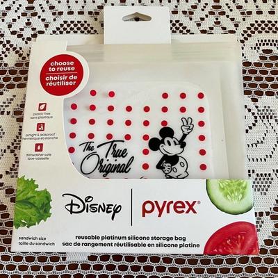 Disney Bird | Disney X Pyrex Reusable Bags Mickey Mouse | Color: White | Size: Os