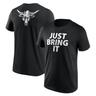 WWE The Rock Just Bring It T-Shirt - Black Mens