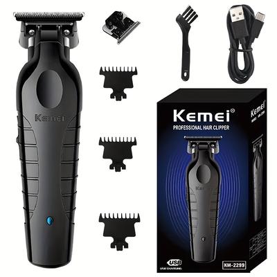 TEMU Cordless Hair Trimmer 0mm Men's Clipper Professional Electric Cutting Machine