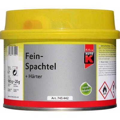 Auto-k - Feinspachtel + Härter 1000 g Spachtel Spachtelmasse