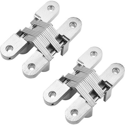 Unsichtbare Scharniere, verstecktes Scharnier für Möbelbeschläge, Falttüren, 2 Stück (118 mm x 28 Image