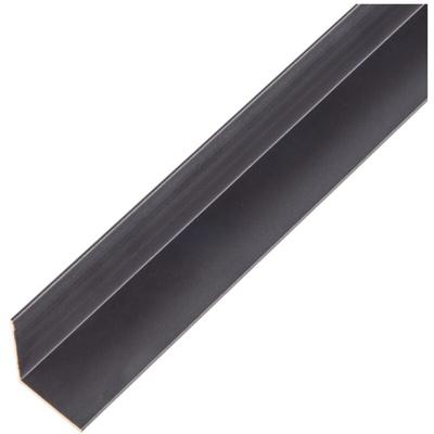 ALBERTS Winkelprofil, gleichsch., Alu schwarz elox., LxBxHxS 1000 x 20 x 20 x 1,0 mm Image