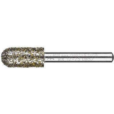 Pferd - Diamant-Schleifstift Walzenrund Ø12,0mm Schaft-Ø6 mm D852 (sehr grob) zum Entgraten