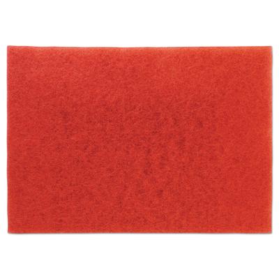 3M Low-Speed Buffer Floor Pads 5100, 28 x 14, Red, 10/Carton - Case of 10