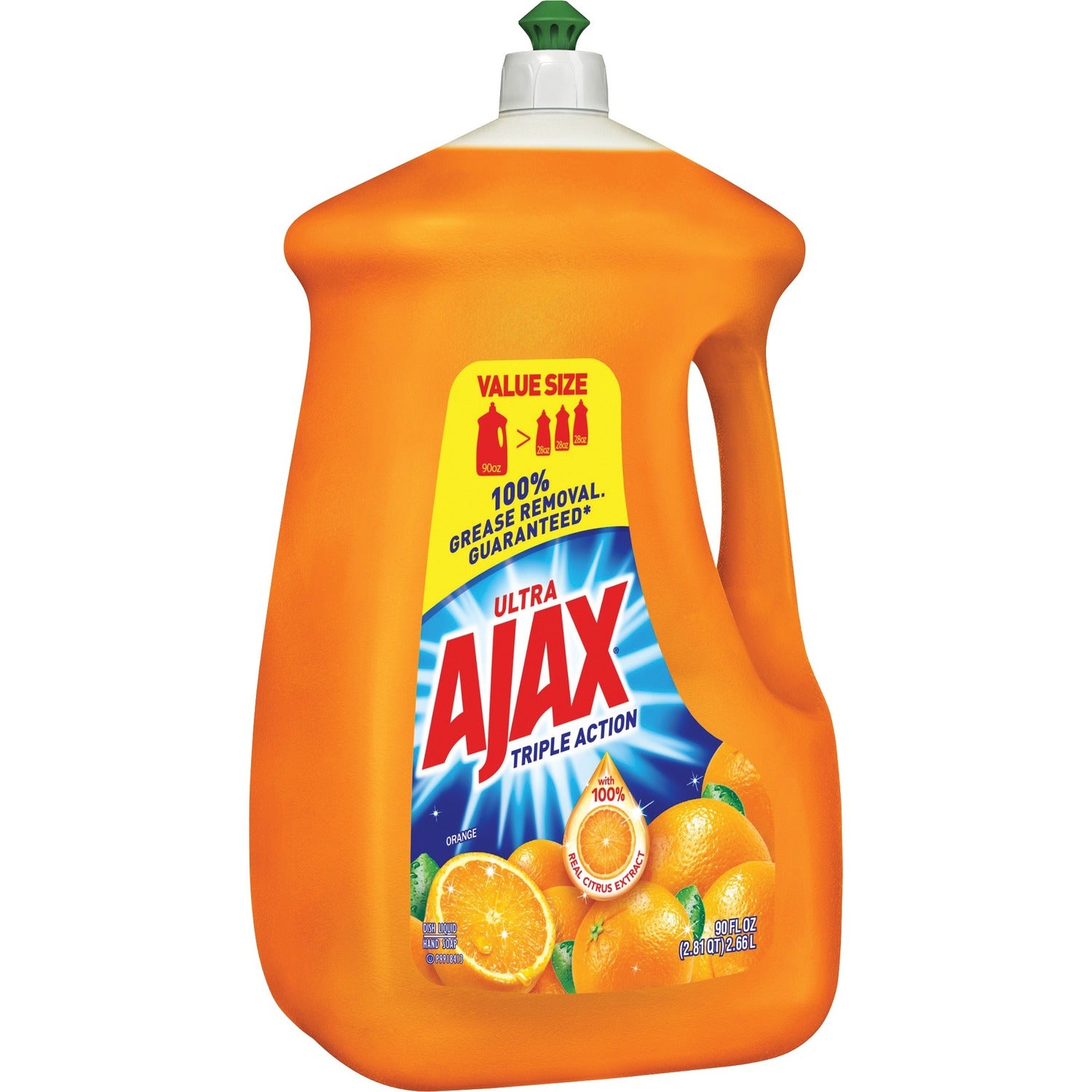 Ajax 149874 Dish Detergent, Orange Scent, 90 oz Bottle, 4/Carton - Case of 4 CPC149874