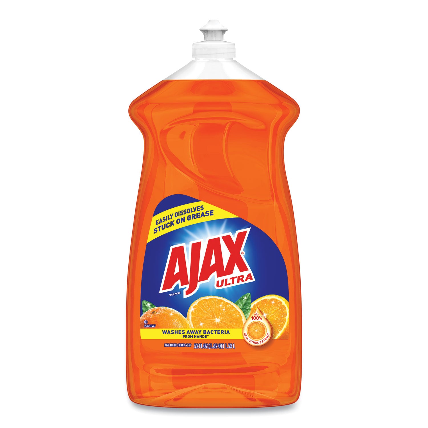 Ajax 49860 Dish Detergent, Liquid, Antibacterial, Orange, 52 oz, Bottle, 6/Carton - Case of 6 CPC49860
