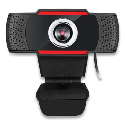 Adesso CYBERTRACKH3 CyberTrack H3 720P HD USB Webcam with Microphone, 1280 pixels x 720 pixels, 1.3 Mpixels, Black