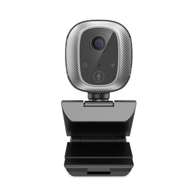 Adesso CYBERTRACKM1 CyberTrack M1 HD Fixed Focus USB Webcam with AI Motion/Facial Tracking, 1920 Pixels x 1080 Pixels, 2.1 Mpixels, Black/Silver