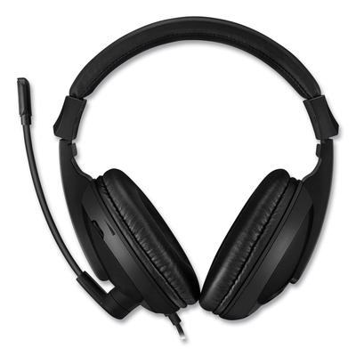 Adesso XTREAMH5U Xtream H5U Stereo Multimedia Headset with Mic, Binaural Over the Head, Black
