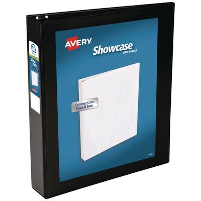 Avery 19650 Showcase Economy View Binder with Round Rings, 3 Rings, 1.5