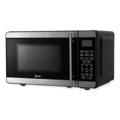 Avanti Products MT7V3S 0.7 Cubic Foot Microwave Oven, 700 Watts, Stainless Steel/Black