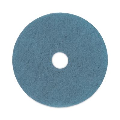 Boardwalk PAD 4020 AQU Burnishing Floor Pads, 20" Diameter, Aqua, 5/Carton - Case of 5