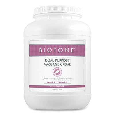 Biotone® DPC1G Dual-Purpose Massage Creme, 1 gal Jar, Unscented