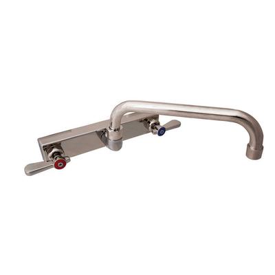 BK Resources EVO8SM10 Evolution Splash Mount Stainless Steel Faucet, 4.88