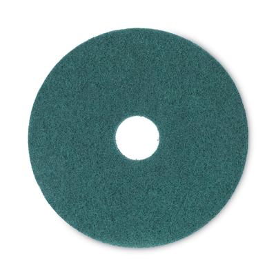 Boardwalk 4016GRE Heavy-Duty Scrubbing Floor Pads, 16" Diameter, Green, 5/Carton - Case of 5