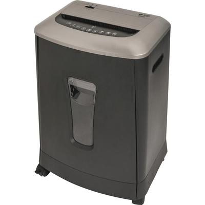 Business Source 70120 Shredder, P3 Cross-cut, 16-sheet Cap, 17"x12-3/8"x23-5/8", Black