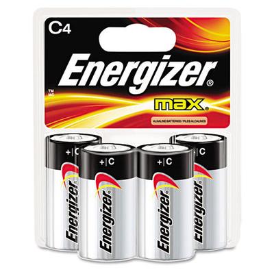 Energizer E93BP-4 MAX Alkaline C Batteries, 1.5V, 4/Pack - Pack of 4 EVEE93BP4