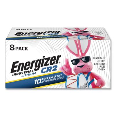 Energizer ELN1CR28 Industrial Lithium CR2 Photo Battery, 3 V, 8/Pack - Pack of 8