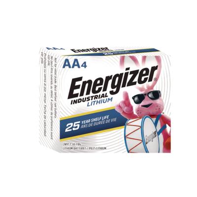 Energizer LN91PK Industrial Lithium AA Battery, 1.5 V, 4/Pack - Pack of 4 EVELN91PK