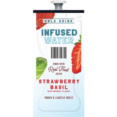 Flavia™ 48053 Strawberry Basil Infused Water Freshpack, Strawberry Basil, 0.11 oz Pouch, 100/Carton - Case of 100