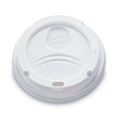 Dixie 9542500DXPK Dome Drink-Thru Lids,10-16 oz Perfectouch;12-20 oz WiseSize Cup, White, 50/Pack - Pack of 50