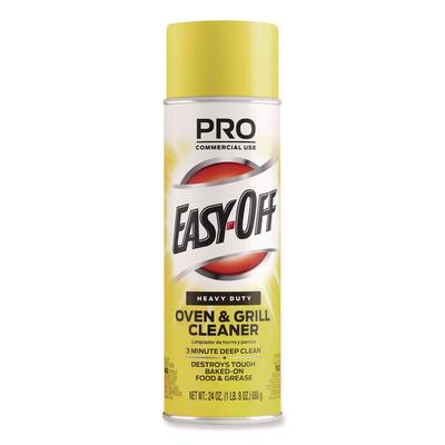 Easy Off 85261EA Oven and Grill Cleaner, Unscented, 24 oz Aerosol Spray RAC85261EA