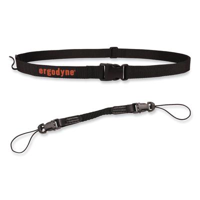 Ergodyne 19168 Squids 3135 Barcode Scanner Belt with Hook + Adaptor Strap, Large: 48" to 80" Long, Black, Ships in 1-3 Business Days