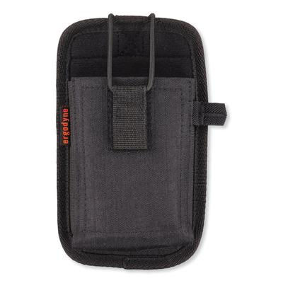 Ergodyne 19186 Squids 5544 Phone Style Scanner Holster w/Belt Clip and Loops, 1 Comp, 3.75x1x6.5, Polyester,Black,Ships in 1-3 Business Days