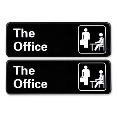 Excello Global Products® HD0064S The Office Indoor/Outdoor Wall Sign, 9