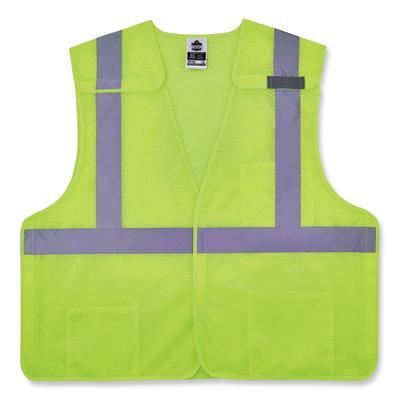 Ergodyne 21523 GloWear 8217BA Class 2 Breakaway Mesh Vest, Polyester, Small/Medium, Lime, Ships in 1-3 Business Days EGO21523