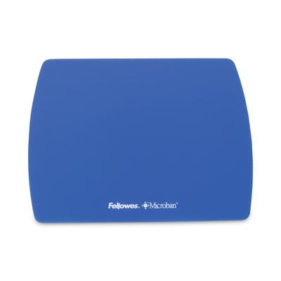 Fellowes 5908001 Ultra Thin Mouse Pad with Microban Protection, 9 x 7, Sapphire Blue