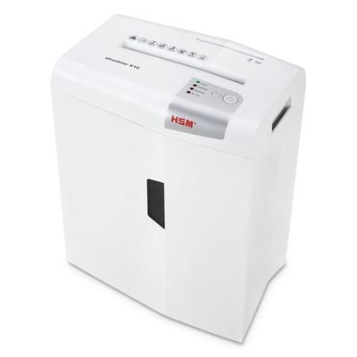 HSM of America LLC 1045 shredstar X10 Cross-Cut Shredder, 10 Manual Sheet Capacity