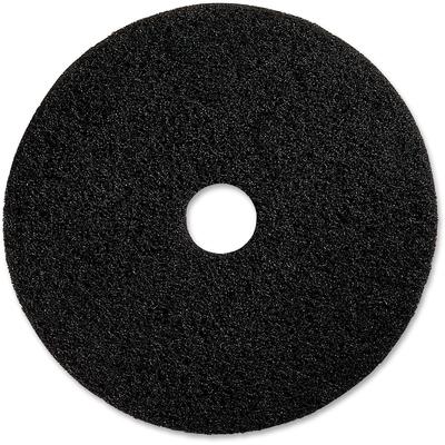 Genuine Joe 90213 Floor Stripping Pads, 13", 5/CT, Black - Case of 5