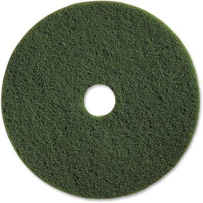 Genuine Joe 90313 Scrubbing Floor Pads, Hvy-Dty, 13", 5/CT, Green - Case of 5