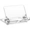 Kantek ATS600 Acrylic Mobile Phone Stand - Portrait, Landscape - Acrylic - Clear - Adjustable Angle, Foldable, Non-skid Feet