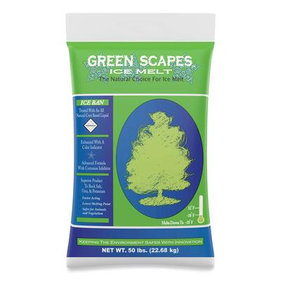 Scotwood Industries 50BGREEN Green Scapes Ice Melt, 50 lb Bag