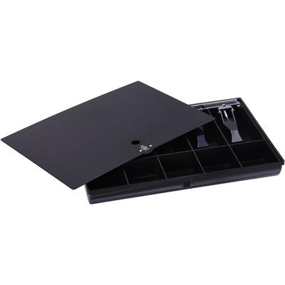 Sparco 15505 Money Tray with Locking Cover, 16 x11 x2-1/4 , Black