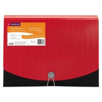 Smead 70866 12-Pocket Poly Expanding File, 0.88