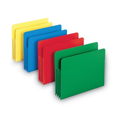 Smead 73500 Poly Drop Front File Pockets, 3.5