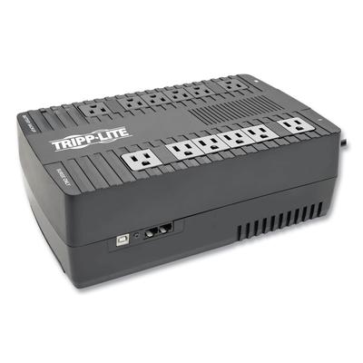 Tripp Lite AVR900U AVR Series Ultra-Compact Line-Interactive UPS, USB, 12 Outlets, 900 VA, 420 J