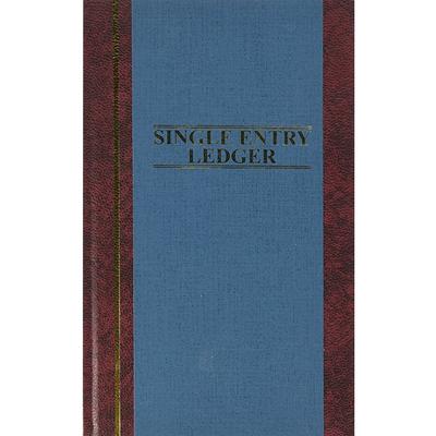 Wilson Jones S300-15-SEL Account Book, S.E. Ledger Ruled, 150 Pages, 11 3/4 x 7 1/4 Blue