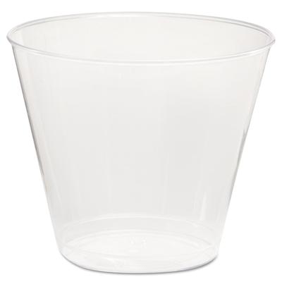WNA Comet T5S Comet Plastic Tumbler, 5 oz., Clear, Squat, 50/Pack - Case of 1000