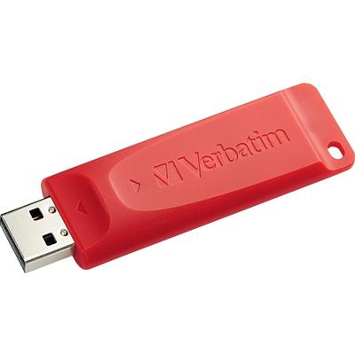 Verbatim 95236PK USB Flash Drive, Retractable, Security Feature, 4GB, 4/PK - Pack of 4