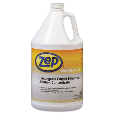 Zep Inc. 1041398 Carpet Extraction Cleaner, Lemongrass, 1 gal Bottle, 4/Carton - Case of 4 ZPP1041398