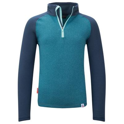 Trollkids - Kid's Rauland Half Zip - Fleecepullover Gr 128 blau/türkis Image