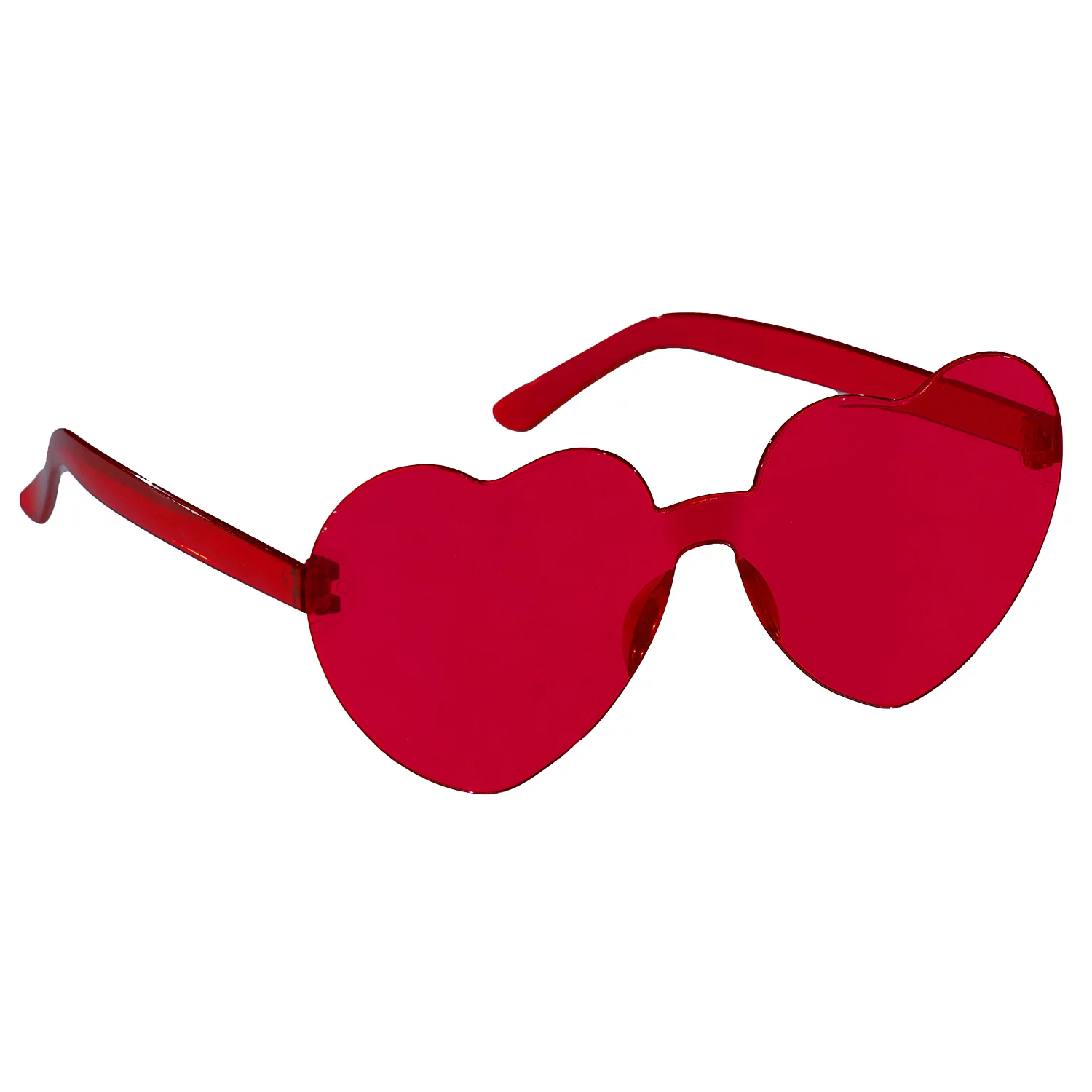 Brille Herz, rot Image