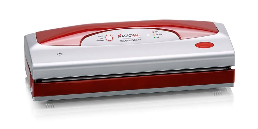 MAGIC VAC- GENIUS Silber-Rot/Weiß Vakuummaschine mit 30 cm Schweißbalken Image